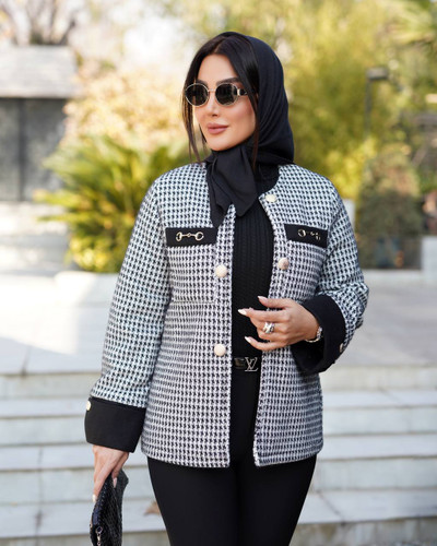 مانتو لمزوز لمه دار ترکیبی